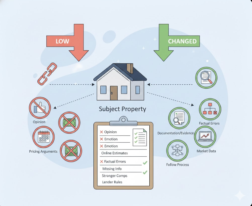 Can a Low Appraisal Be Changed? 