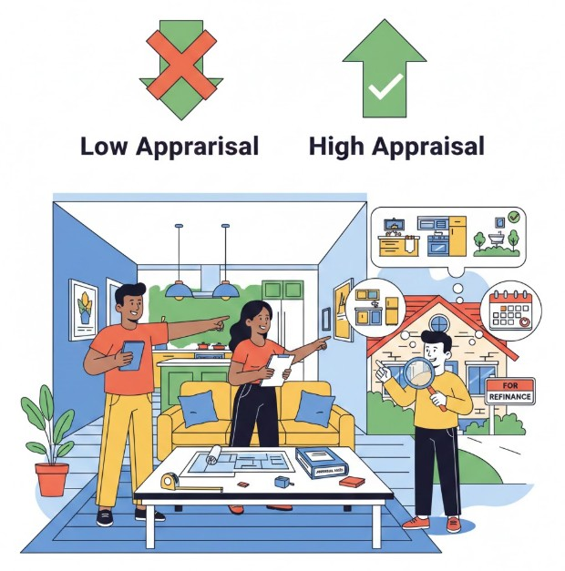 How to Avoid a Low Appraisal Before Refinancing 
